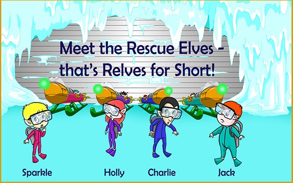 The Rescue Elves Jet Plane Hanger - Time for action
